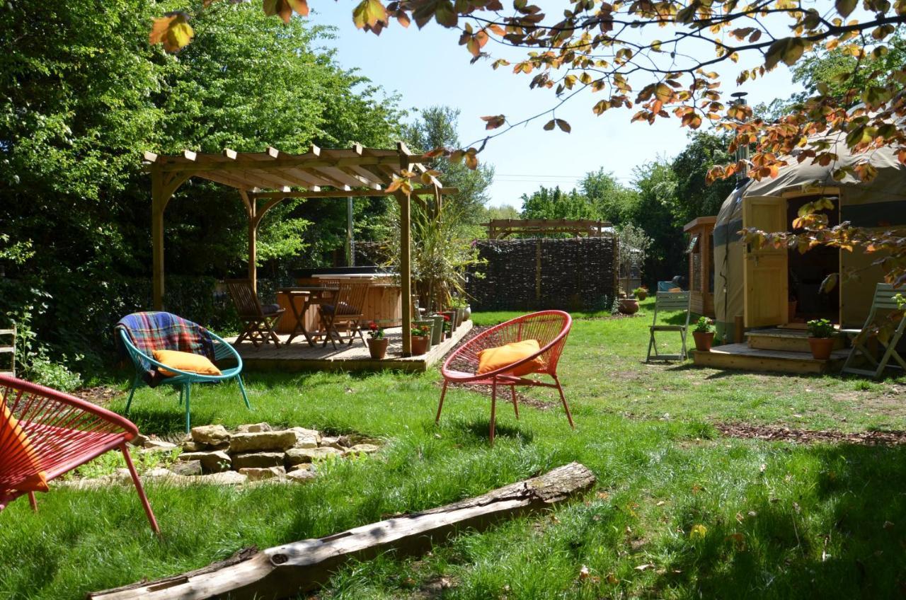 Stamford Meadows Glamping With Private Hot Tubs 호텔 외부 사진